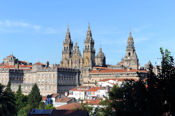 Kathedrale von Santiago de Compostela in Spanien