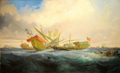 historische spanische Schiffe