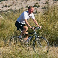 Radfahrer in der Freizeit
