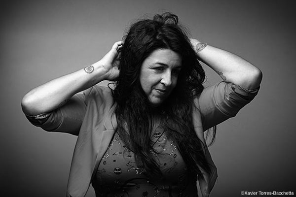 Spaniens Sängerin Amparo Sánchez aus Andalusien