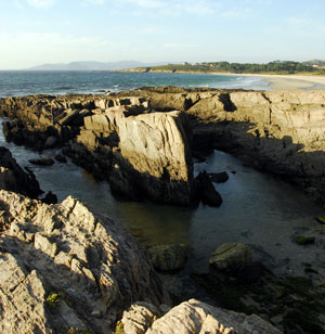 As Furnas, Strand in Galicien