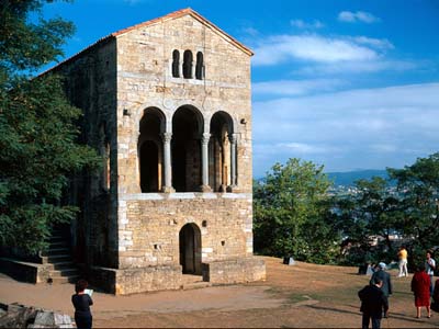 Präromanischer Bau aus Spanien