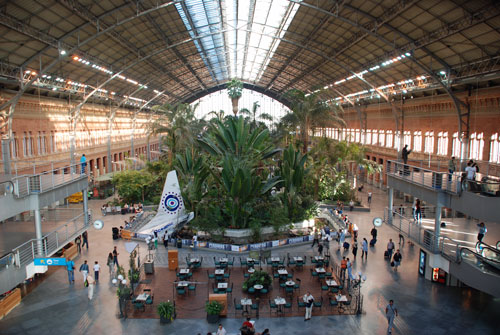 Atocha-Bahnhof in Madrid