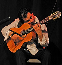 Flamenco-Gitarrist aus Südspanien