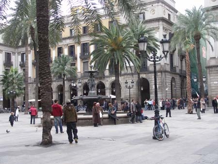 Plaza in Barcelona