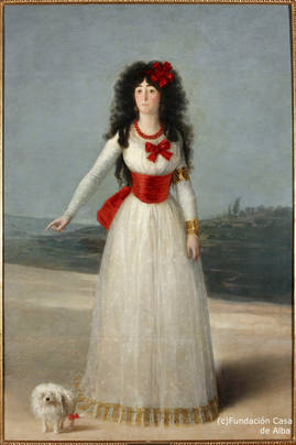 Historische Mode der Alba