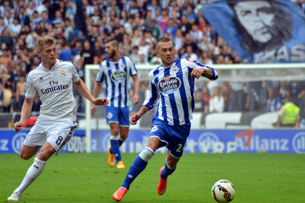 Kroos von Real spielt gegen Depor im Riazor-Stadion