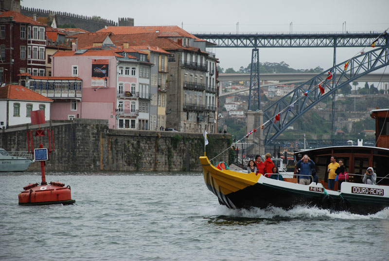 Fluss von Porto am Jakobsweg