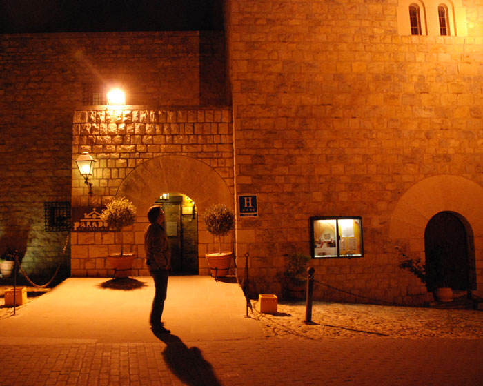 Parador von Baeza bei Nacht