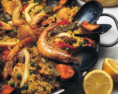 Fertige Paella