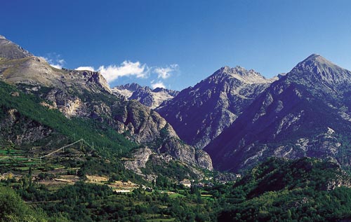 Bild vom Hochgebirge der Pyrenäen