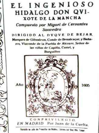 Originalausgabe des Don Quijote von 1605