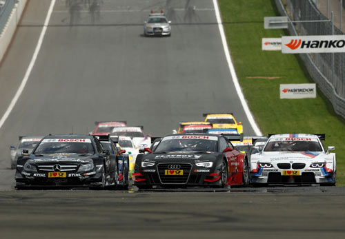 BMW, Audi und Benz bei der DTM