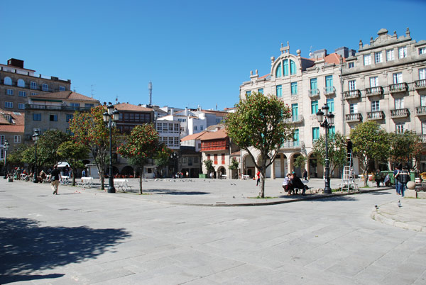 Pontevedra: Verkehrsberuhigtes Zentrum