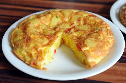 Tortilla frisch zubereitet