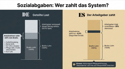Sozialabgaben in Spanien und Deutschland Sozialabgaben in Spanien und Deutschland