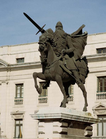 Burgos: Staue El Cid