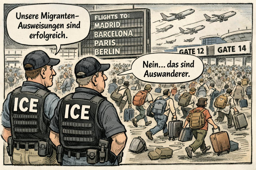 Amerikaner verlassen das Land