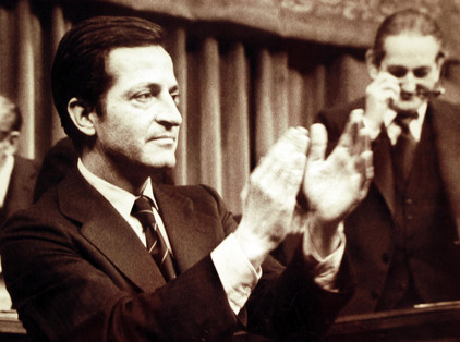 Spaniens Ministerpr&auml;sident Adolfo Su&aacute;rez