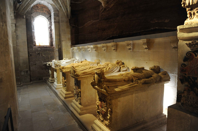 Königssärge, Foto Tobias Büscher Gruft in Nájera