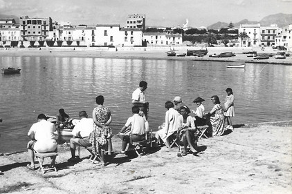 Benidorm. Foto Jürgen Büscher Spaniens Mittelmeerküste im Jahr 1957