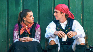 Andrea und Elias im Musikfilm aus Galicien