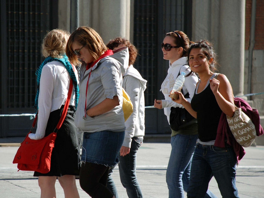 Jugendliche in Madrid