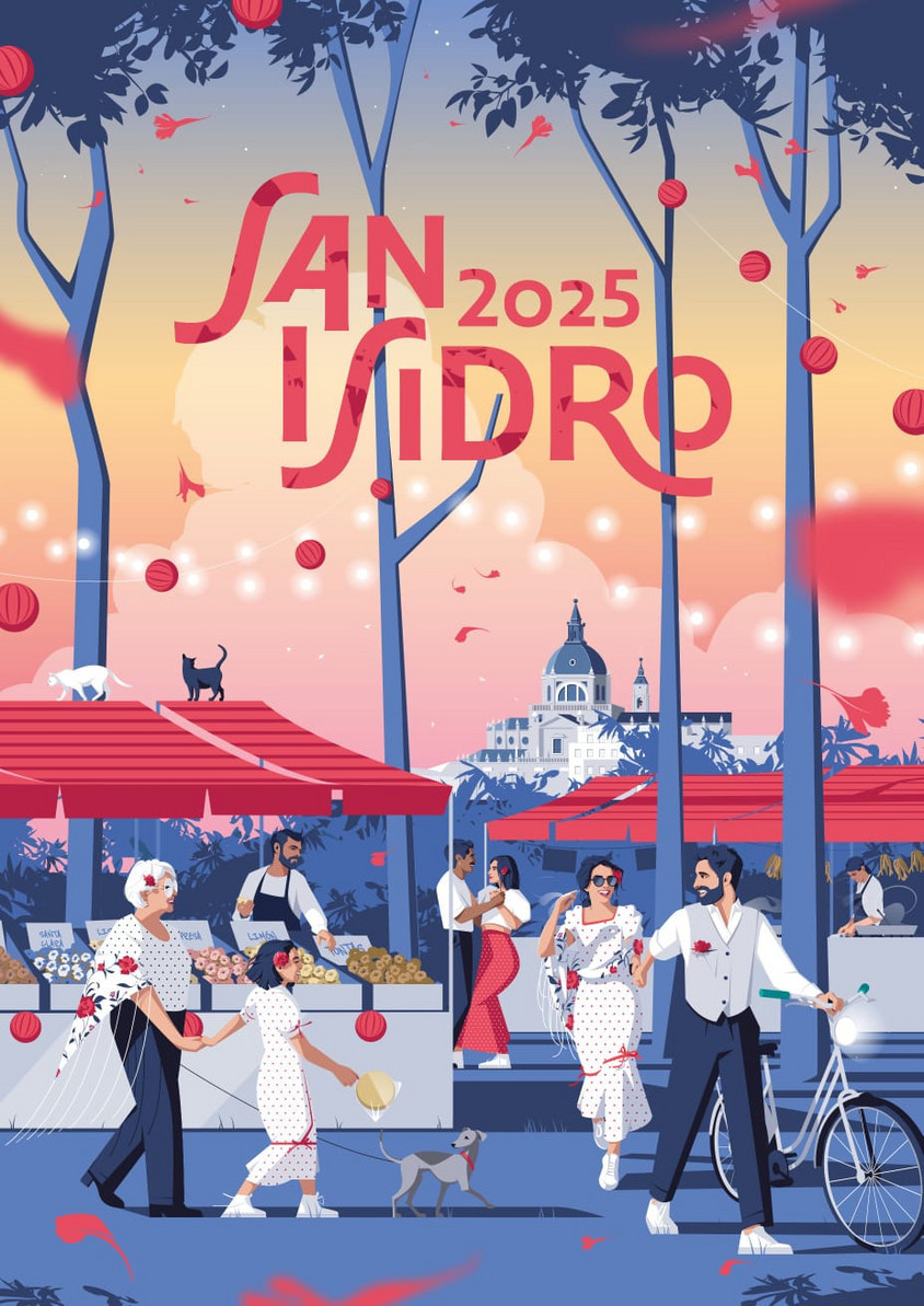 San Isidro-Plakat von Madrid