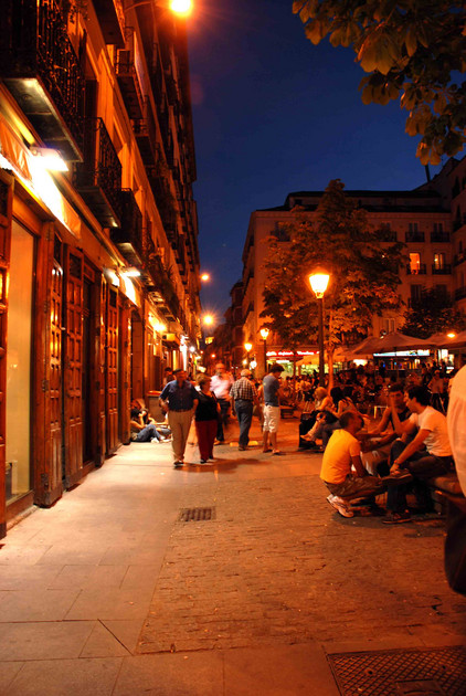 Stadtviertel Chueca in Madrid