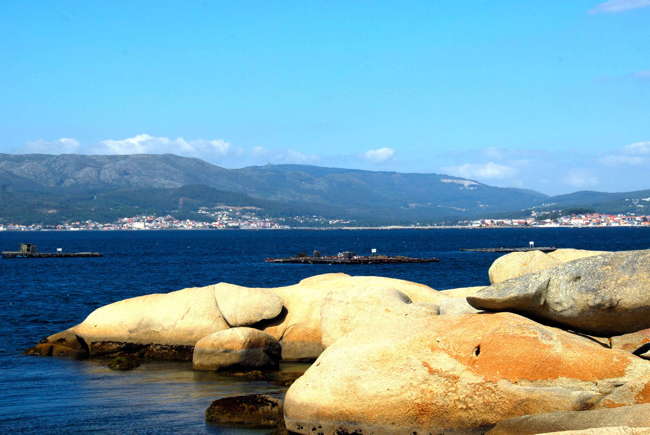 Illa de Arousa in Galicien Arousa-Insel in Galicien