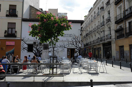 Terrasse in Lavapiés, Foto Tobias Büscher Ausgehen in Madrid
