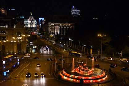 Panoramablick auf Madrid