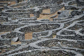 Keltenruine in Galicien, Grundmauern