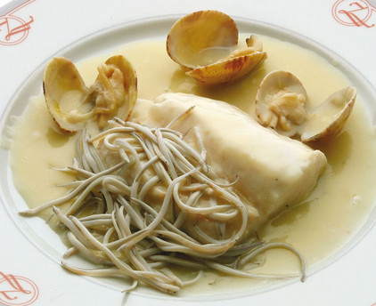 Fischgericht aus Asturien