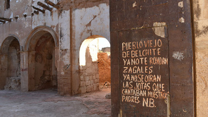 Gedicht am Kirchentor von Belchite