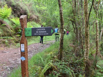 Wasserfall am Jakobsweg