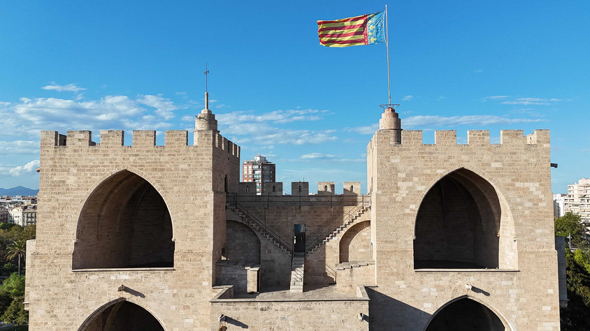 Foto der historischen Anlage Valencias