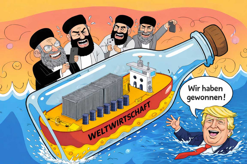Iran-Krieg als Karikatur