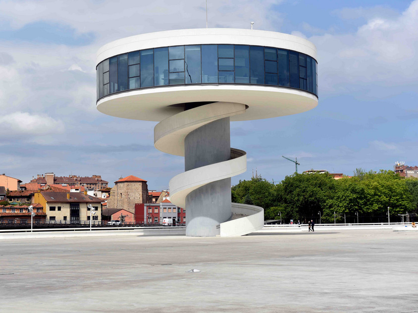 Teil des Kulturzentrums von Gij&oacute;n, Foto Tobias B&uuml;scher
