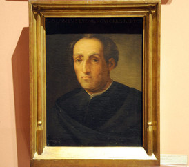 Kolumbus-Bild im Schifffahrtsmuseum Madrid