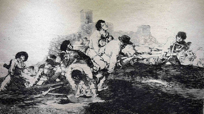 Antikriegsbild von Goya