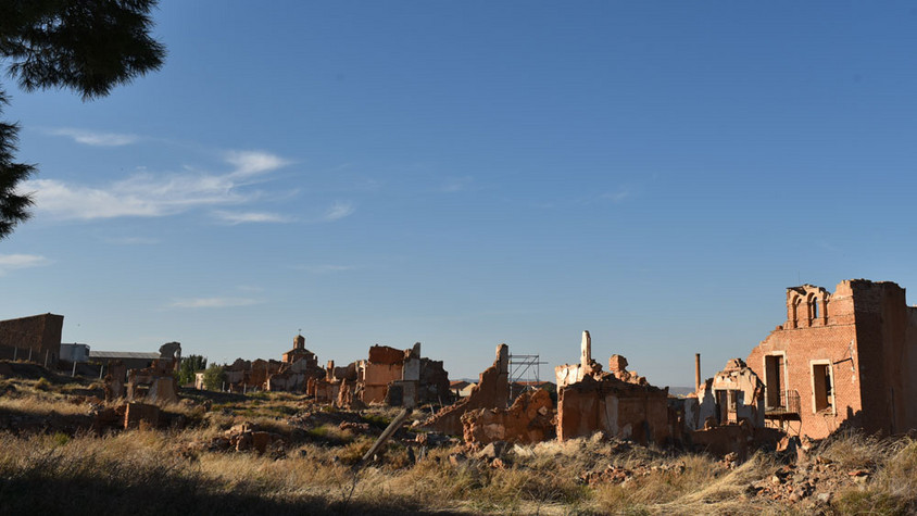 Seit 1937 unver&auml;ndertes Dorf Belchite