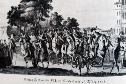 König Fernando VII in Madrid