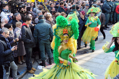 Karnevalsumzug in Lalín