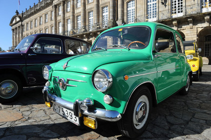 Seat 600 bei einer Oldtimer-Show in Santiago