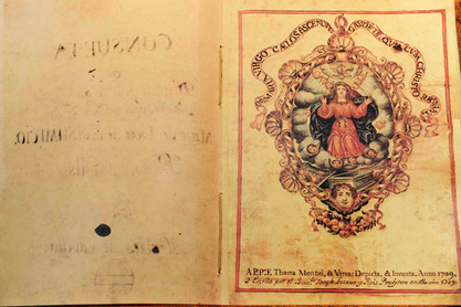 Historisches Buch aus Spanien von 1709