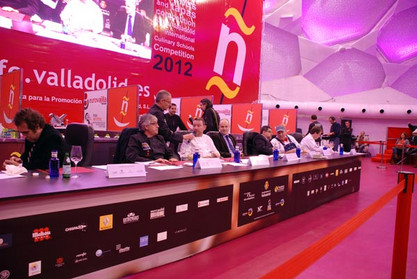 Jury beim Kochwettbewerb in Valladolid