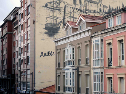 Asturiens Stadt Avil&eacute;s