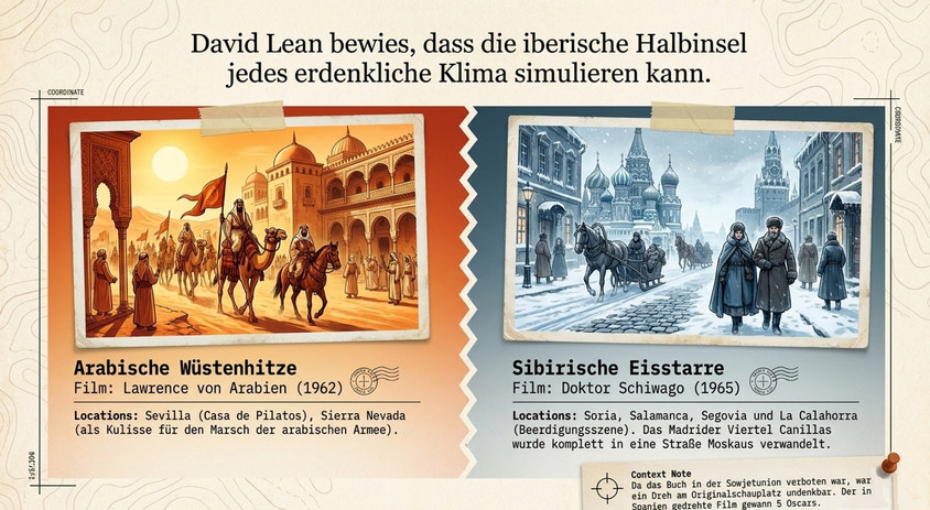 Filme in der W&uuml;ste und in der K&auml;lte