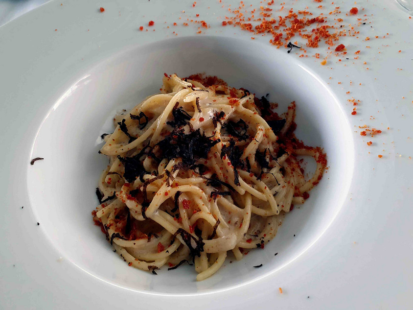 Trüffeln mit Nudeln Spaghetti mit Trüffeln aus Teruel